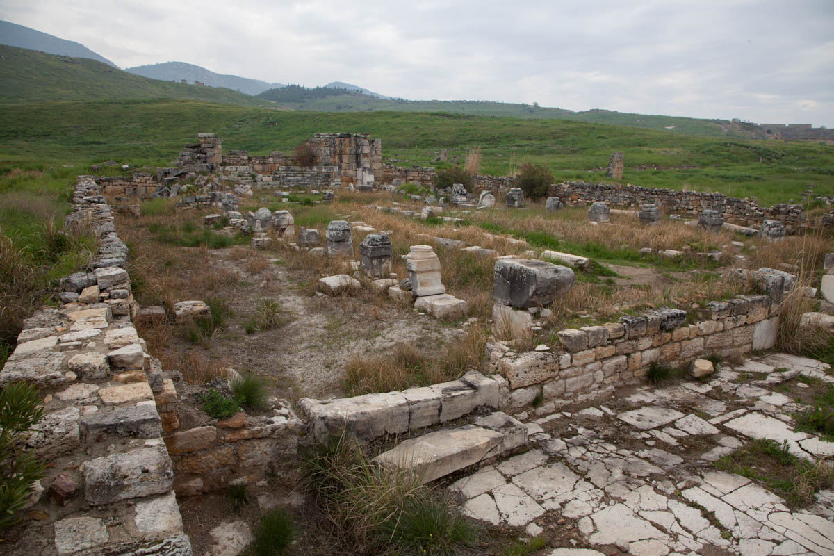 Turkey, Denizli, Pamukkale (Hierapolis) - Cathedral