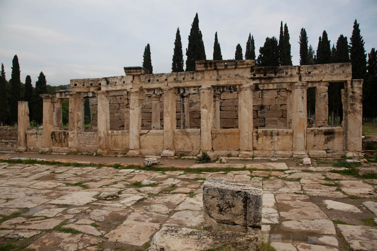 Turkey, Denizli, Pamukkale (Hierapolis) - Roman Latrine
