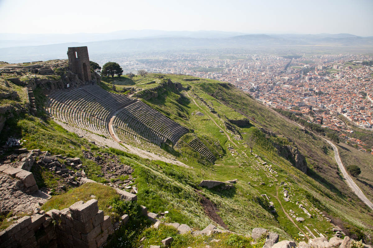 Turkey, Izmir, Pergamon - Greek Theatre
