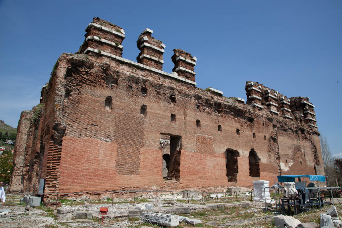 Turkey, Izmir, Pergamon - Temple of Serapis (Red Basilica)