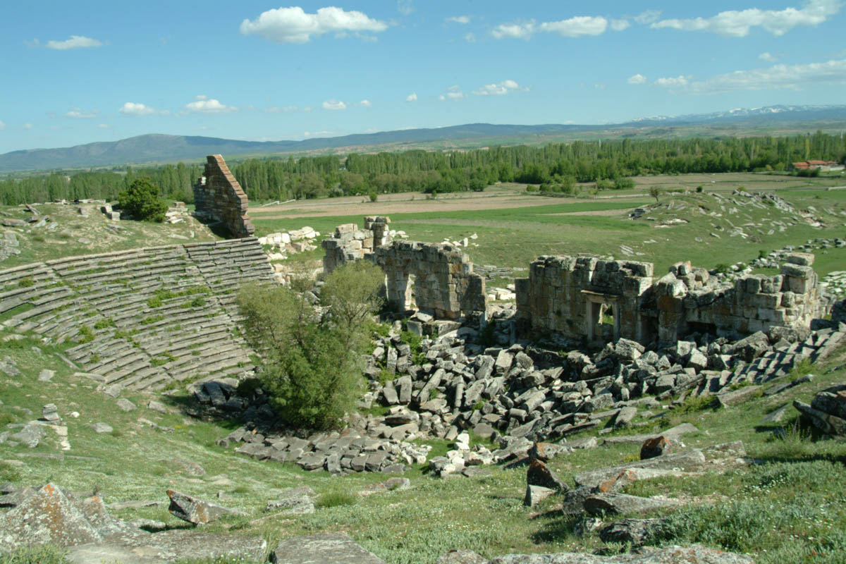 Turkey, Kutahya, Aizanoi - Roman Theatre