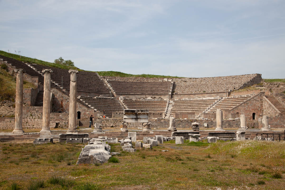 Turkey, Pergamon, Izmir,  - Asklepieion - Roman Theatre