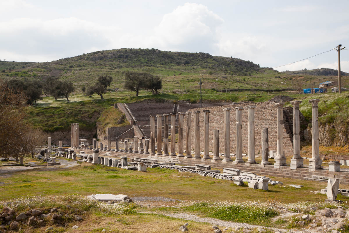 Turkey, Pergamon, Izmir,  - Asklepieion - Stoa