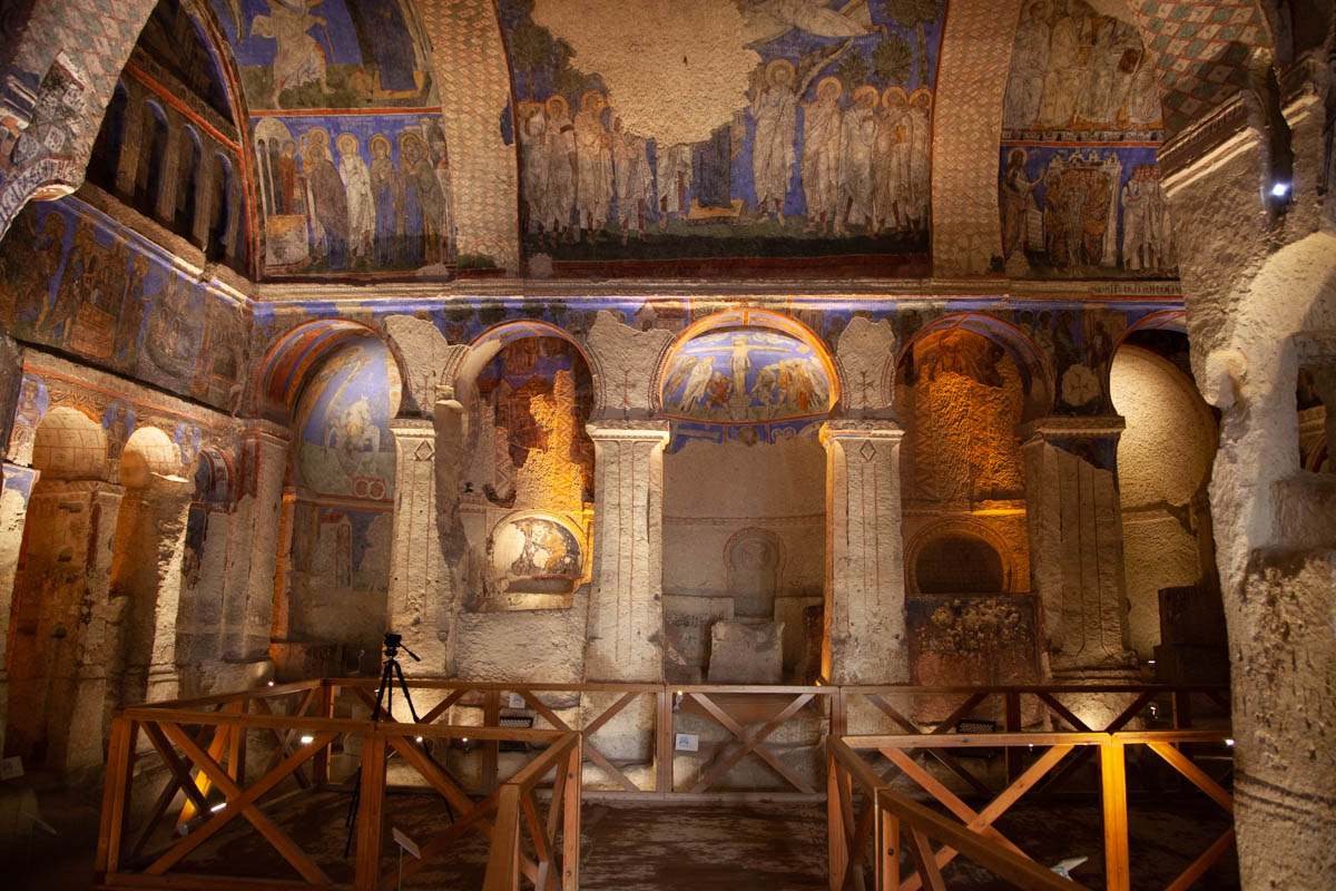 Turkey, Sivas, Cappadocia, Goreme - Buckle Church (Тоkalı Kilise)