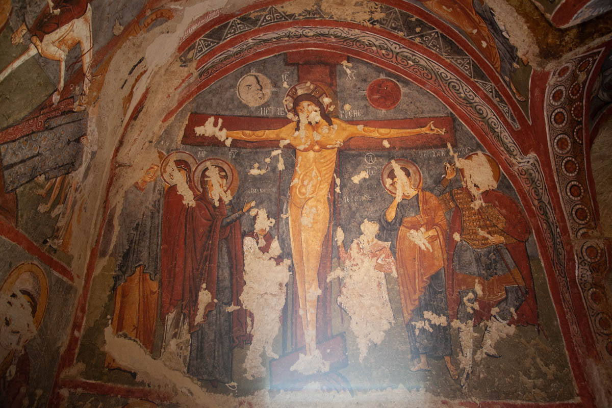 Turkey, Sivas, Cappadocia, Goreme - Carikli Kilisi - Sandal church