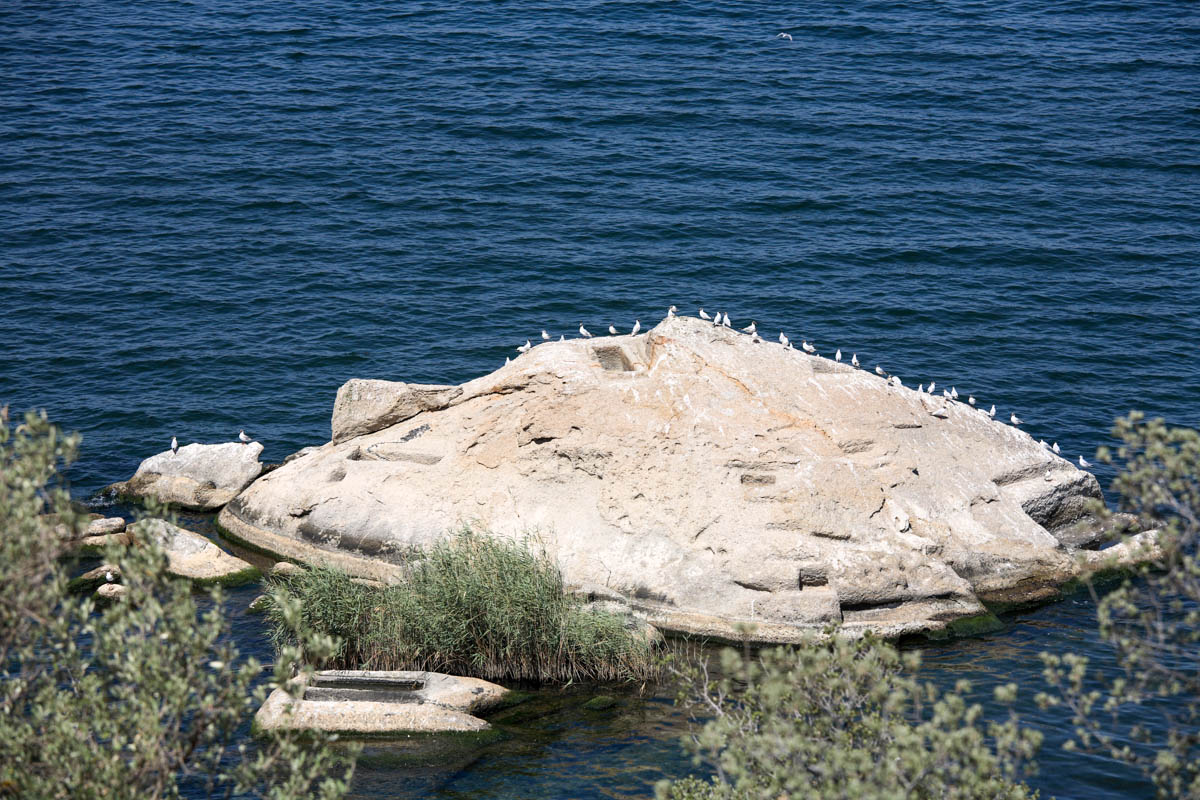 Turkey, Aydin, Bafa Lake, Heracleia under Latmos - Necropolis