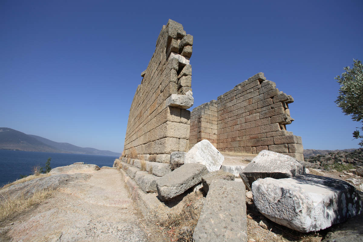 Turkey, Aydin, Bafa Lake, Heracleia under Latmos - Temple of Athena1