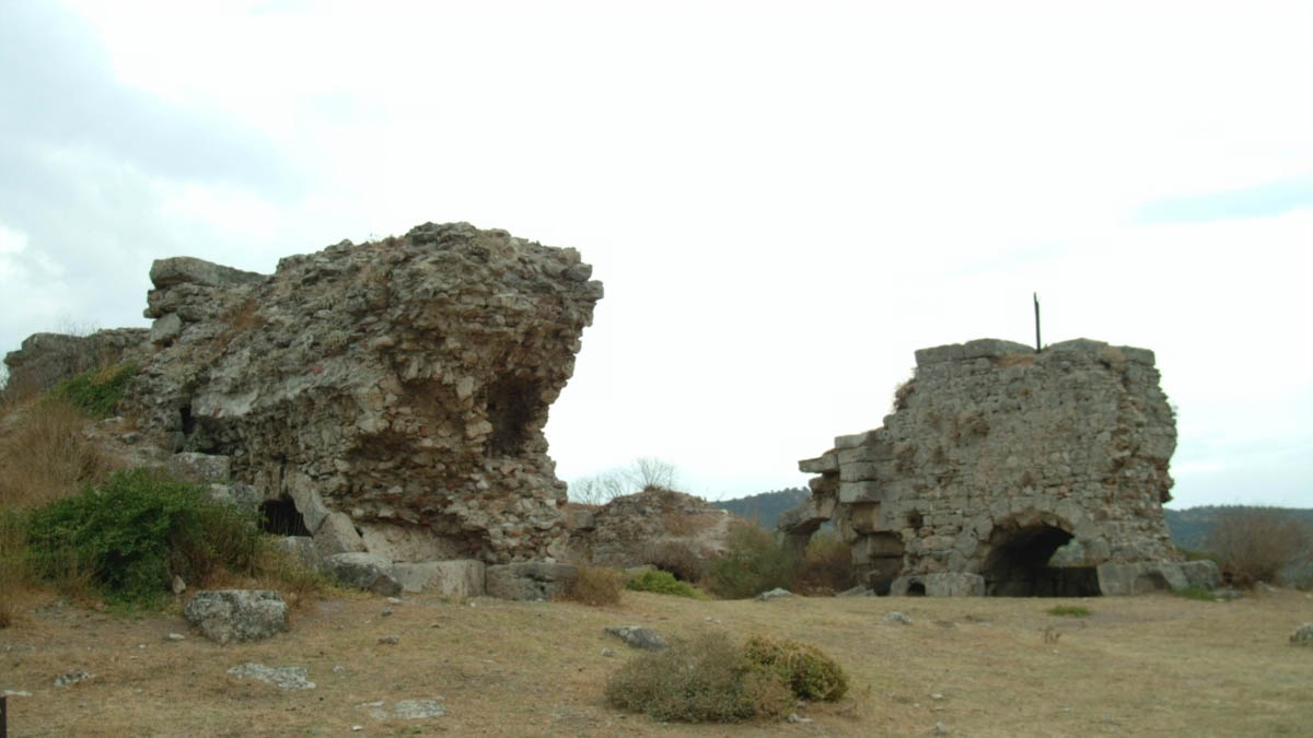 Turkey, Aydin, Magnesia on the Meander - Roman baths