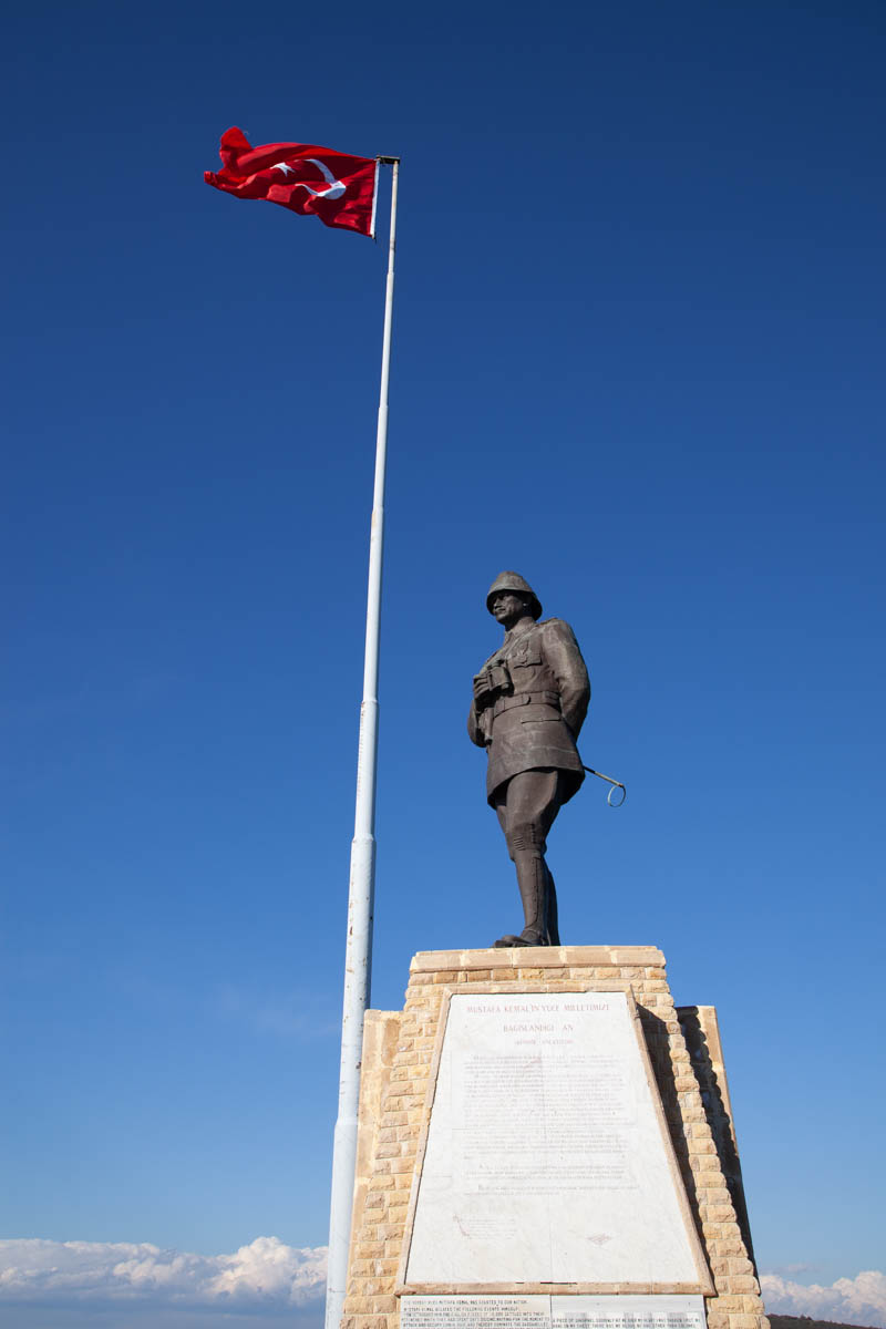 Turkey, Canakkale, Gallipoli, Ataturk memorial