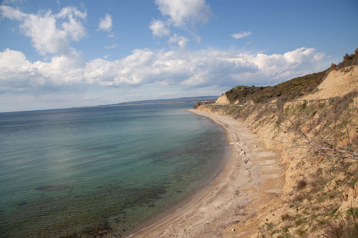 Turkey, Canakkale, Gallipoli, Gaba Tepe - landing area at Anzac Cove