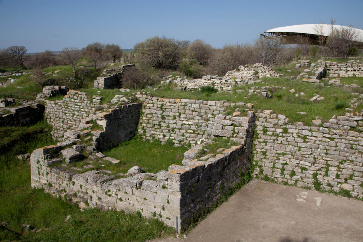 Turkey, Canakkale, Troy, East tower (Troy VI)