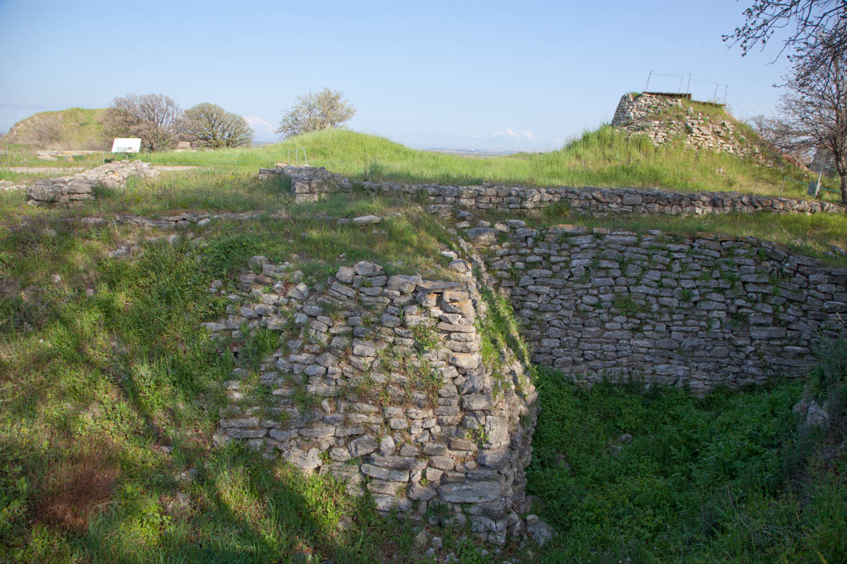 Turkey, Canakkale, Troy, Fortification wall(Troy II)