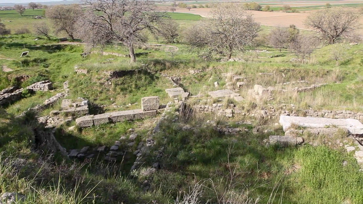 Turkey, Canakkale, Troy, lower city (late Troy VI)