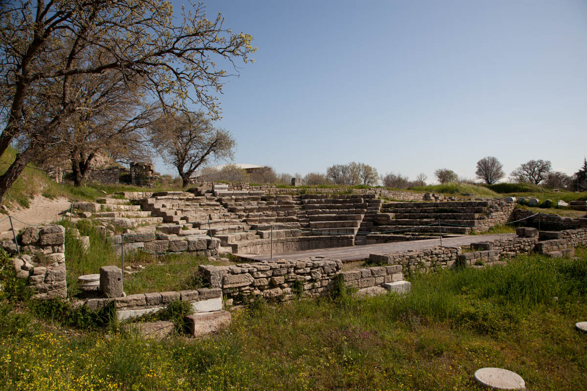 Turkey, Canakkale, Troy, Odeon (Troy IX)