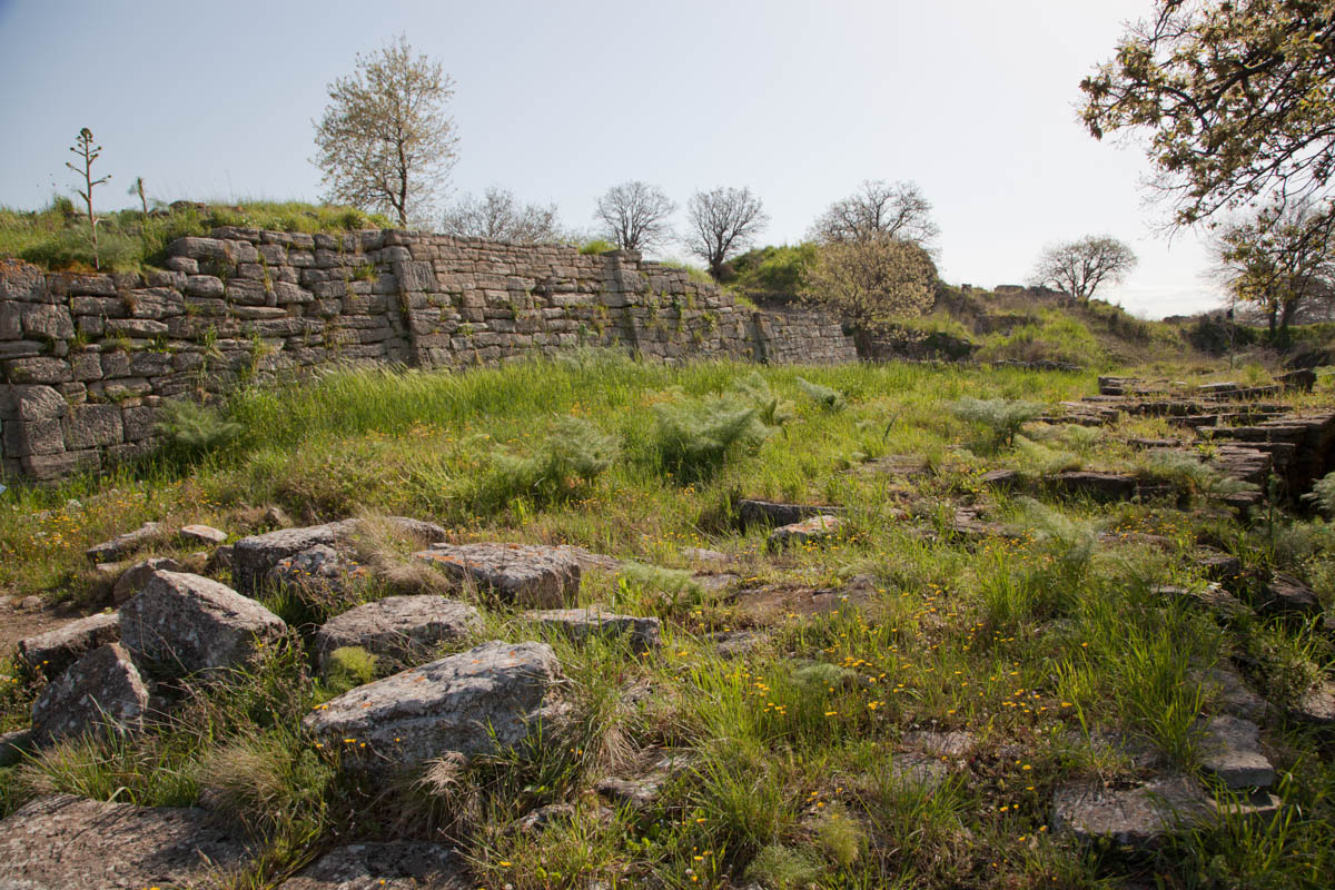 Turkey, Canakkale, Troy, Palace house VIM
