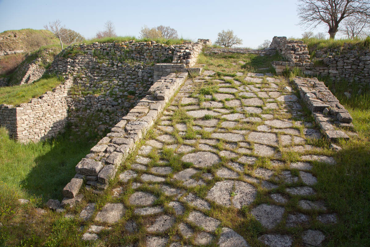 Turkey, Canakkale, Troy, Ramp (Troy II)