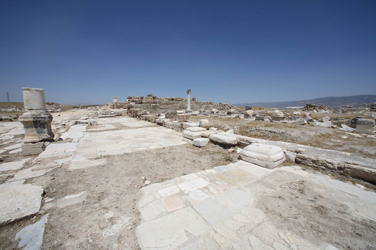 Turkey, Denizly, Laodicea on the Lycus - Colonnaded street