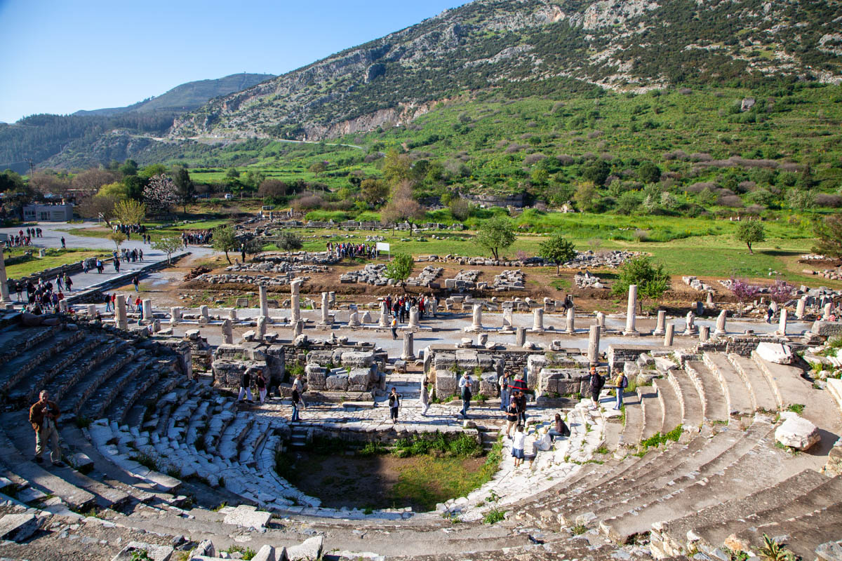 Turkey, Izmir, Ephesus, Agora (Upper, State Agora)