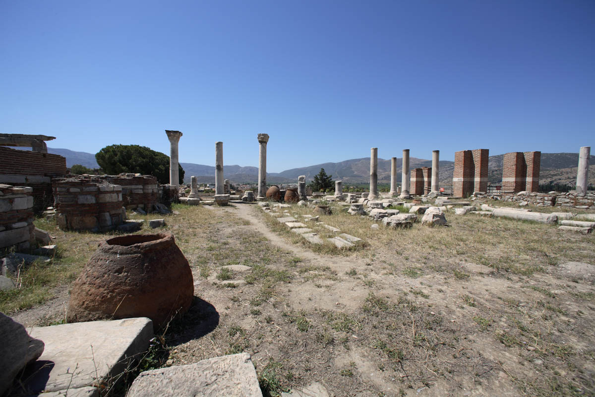 Turkey, Izmir, Ephesus, Basilica of Saint John - Atrium