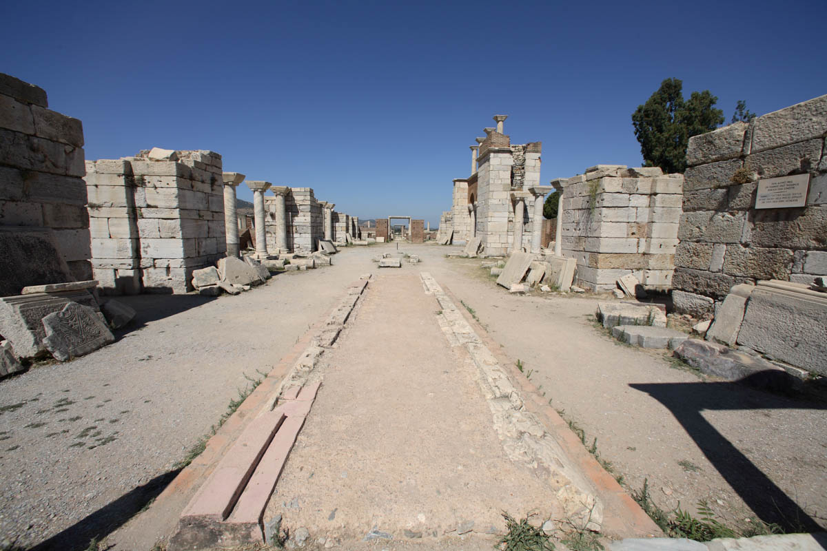 Turkey, Izmir, Ephesus, Basilica of Saint John - Nave