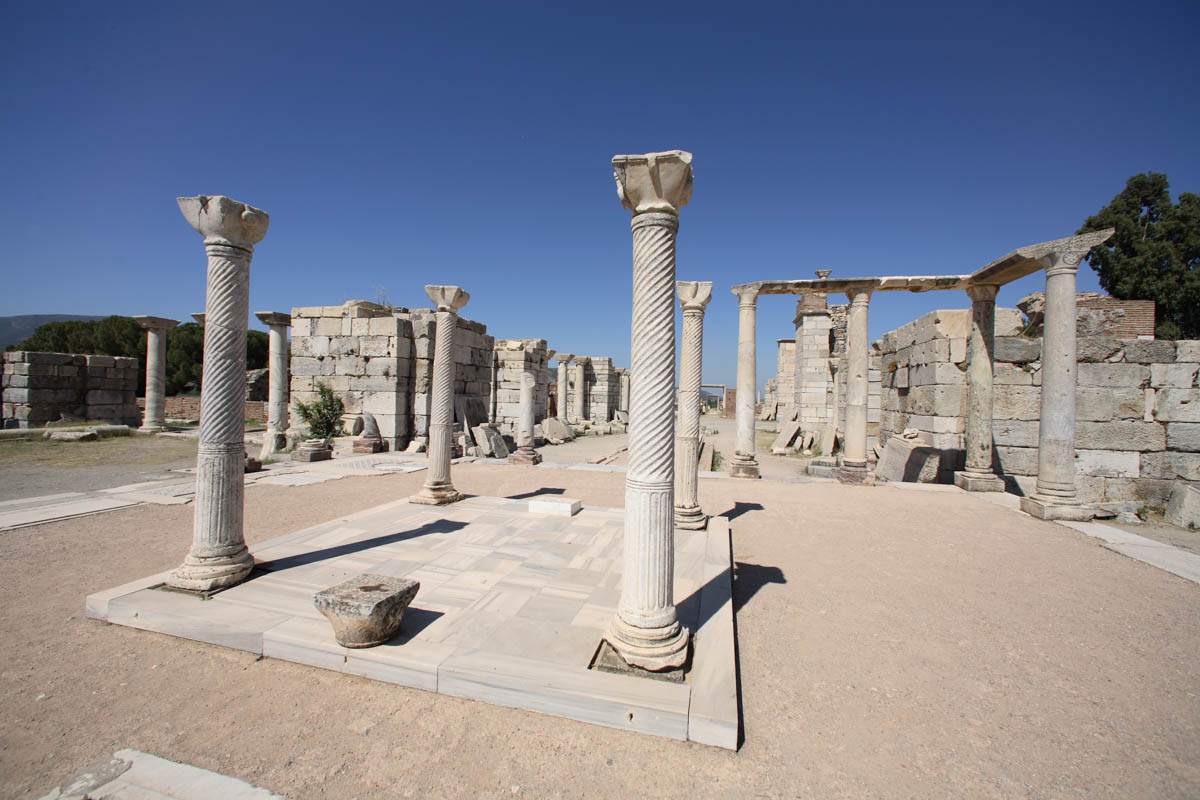 Turkey, Izmir, Ephesus, Basilica of Saint John - Tomb of Saint John