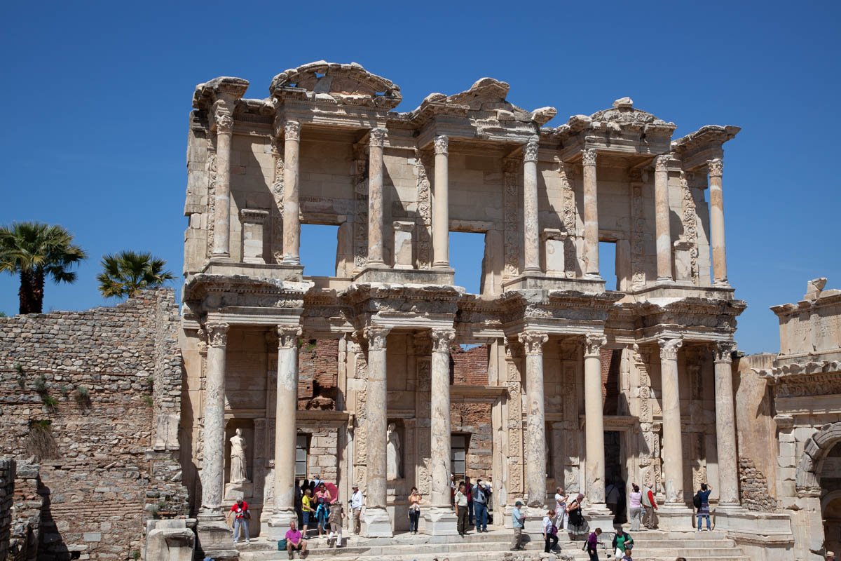 Turkey, Izmir, Ephesus, Celsus Library