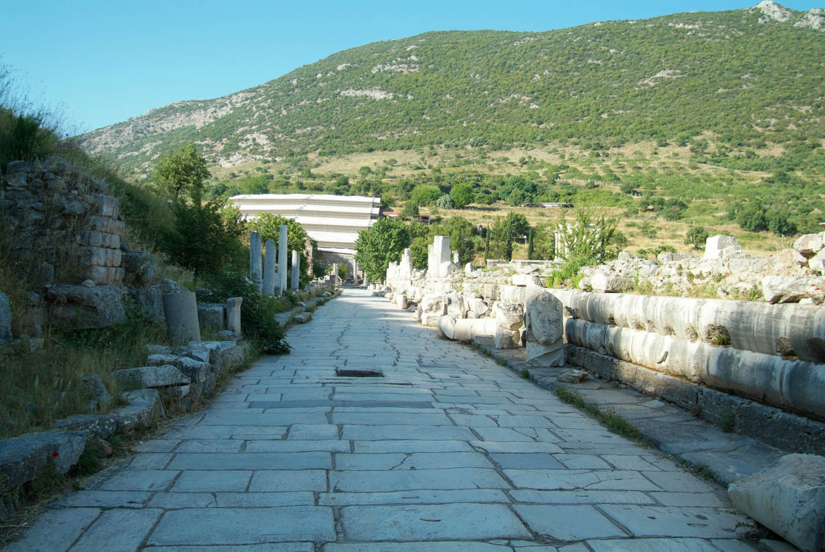 Turkey, Izmir, Ephesus, Marble street