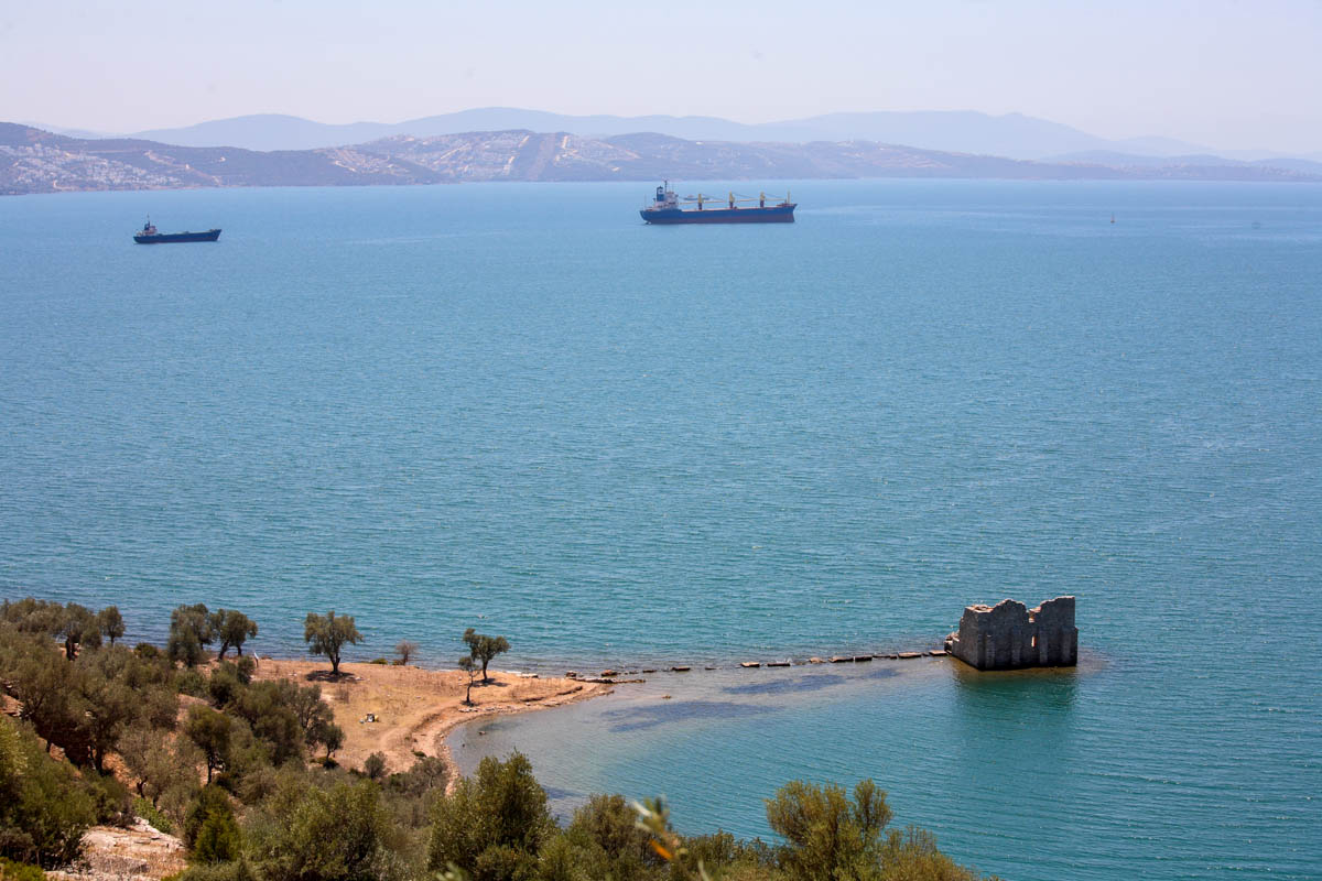 Turkey, Mugla, Iasos -  Roman harbor