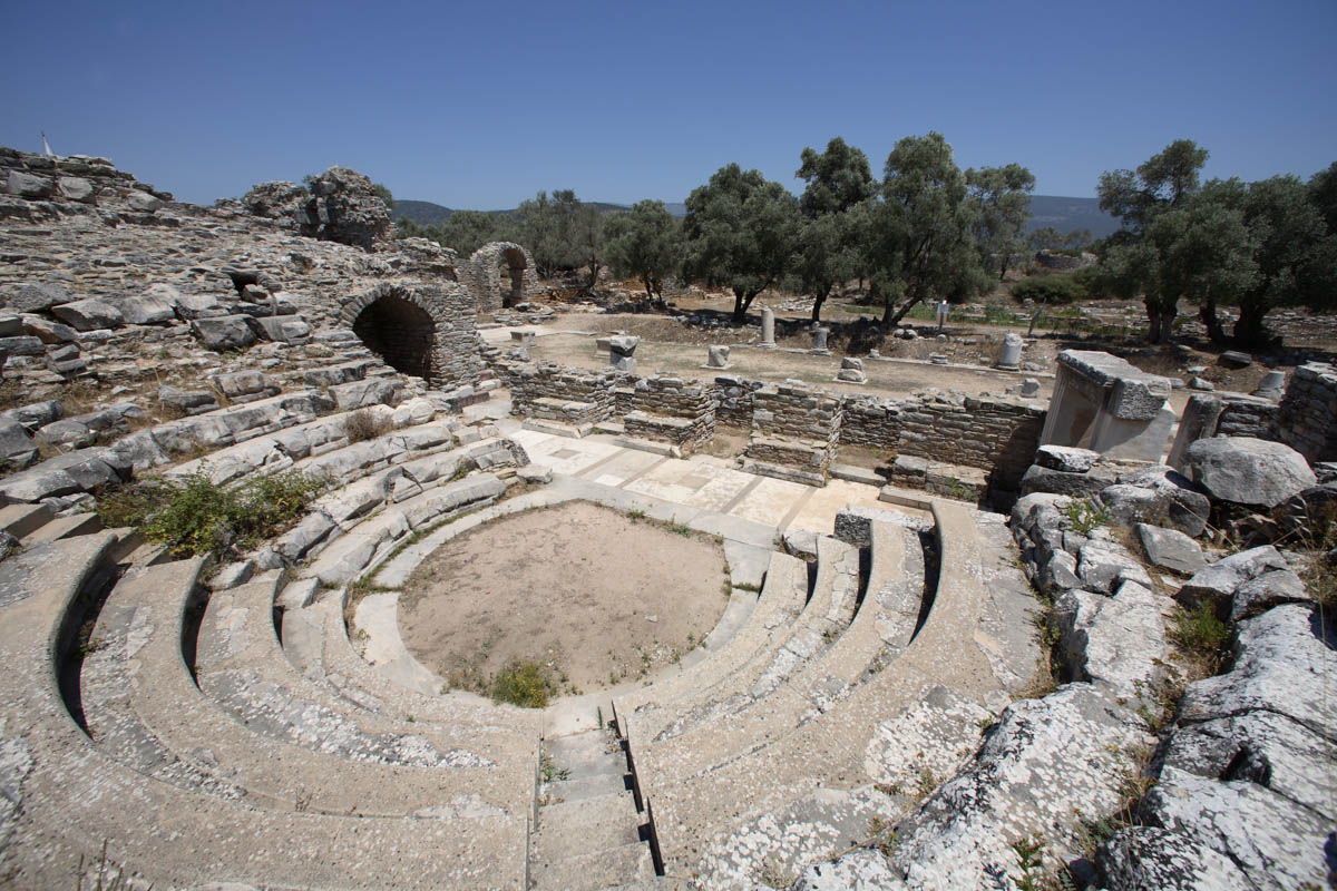 Turkey, Mugla, Iasos - Roman Bouleuterion