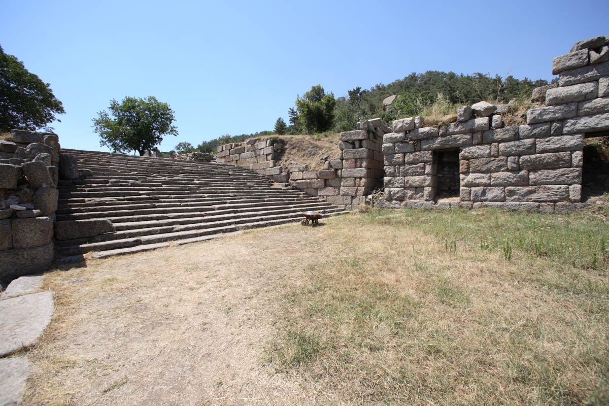 Turkey, Mugla, Labraunda - Monumental staircase