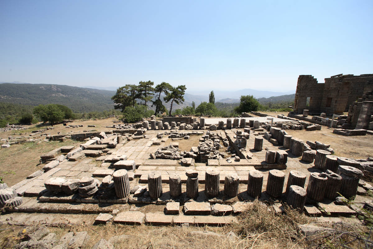 Turkey, Mugla, Labraunda - Temple of Zeus