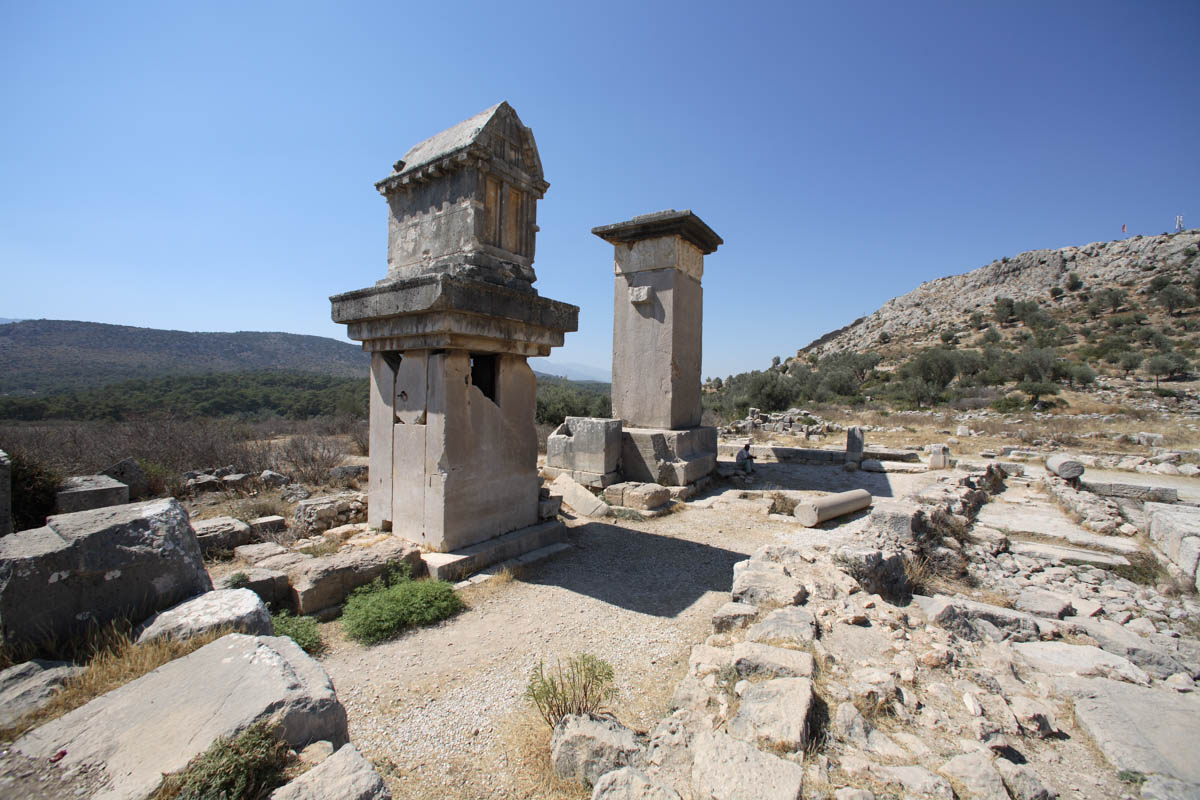 Turkey, Antalya, Xanthos - Lycian tombs