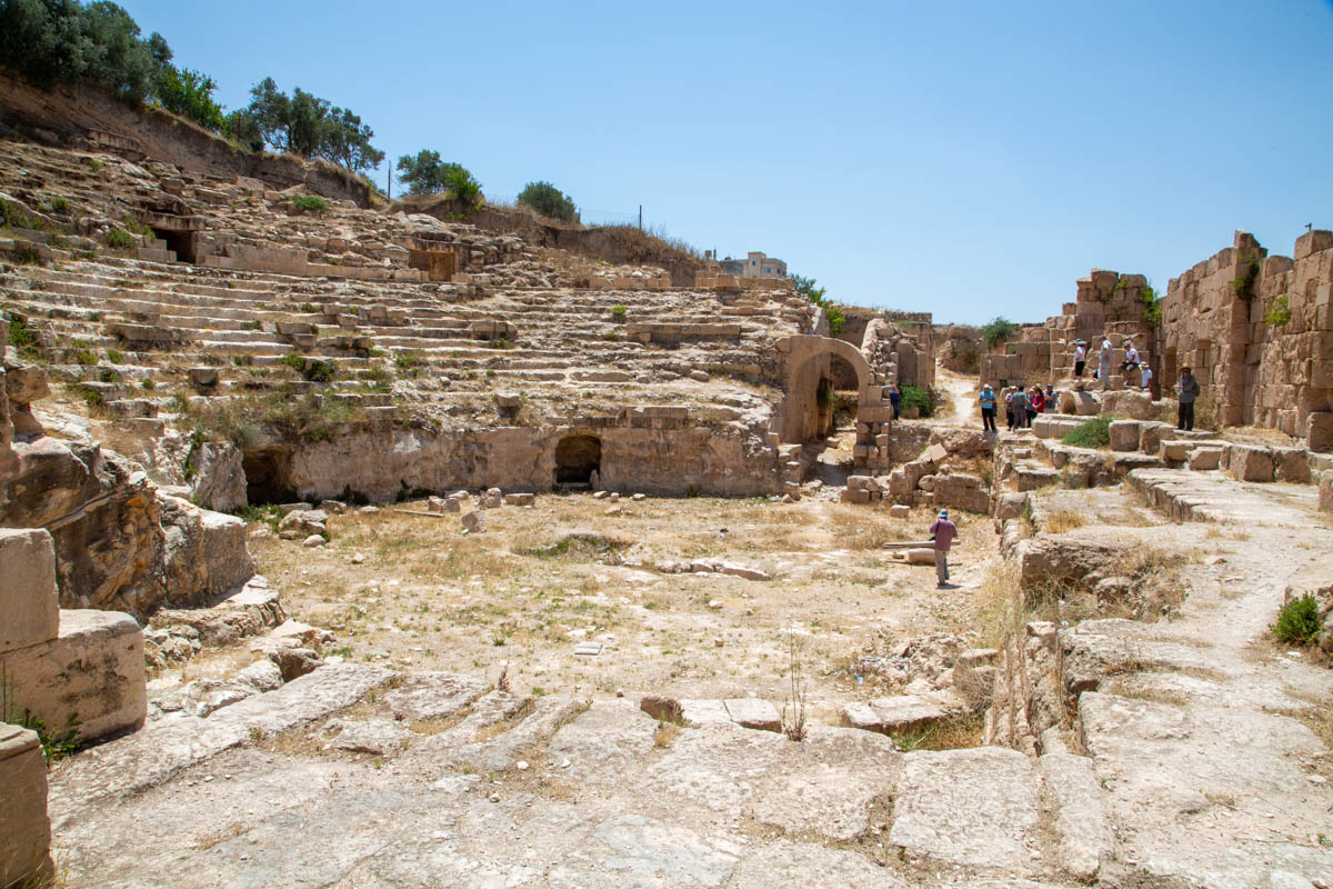 Jordan, Beit Ras (Capitolias) - Roman theatre