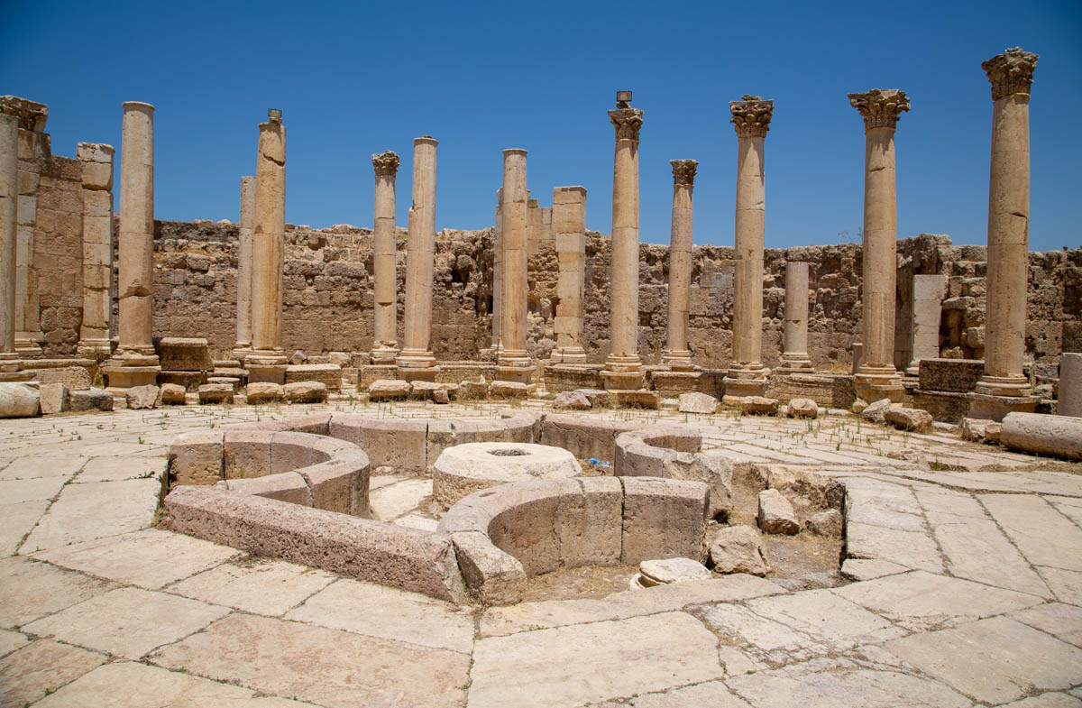 Jordan, Jerash - Macellum (Market)