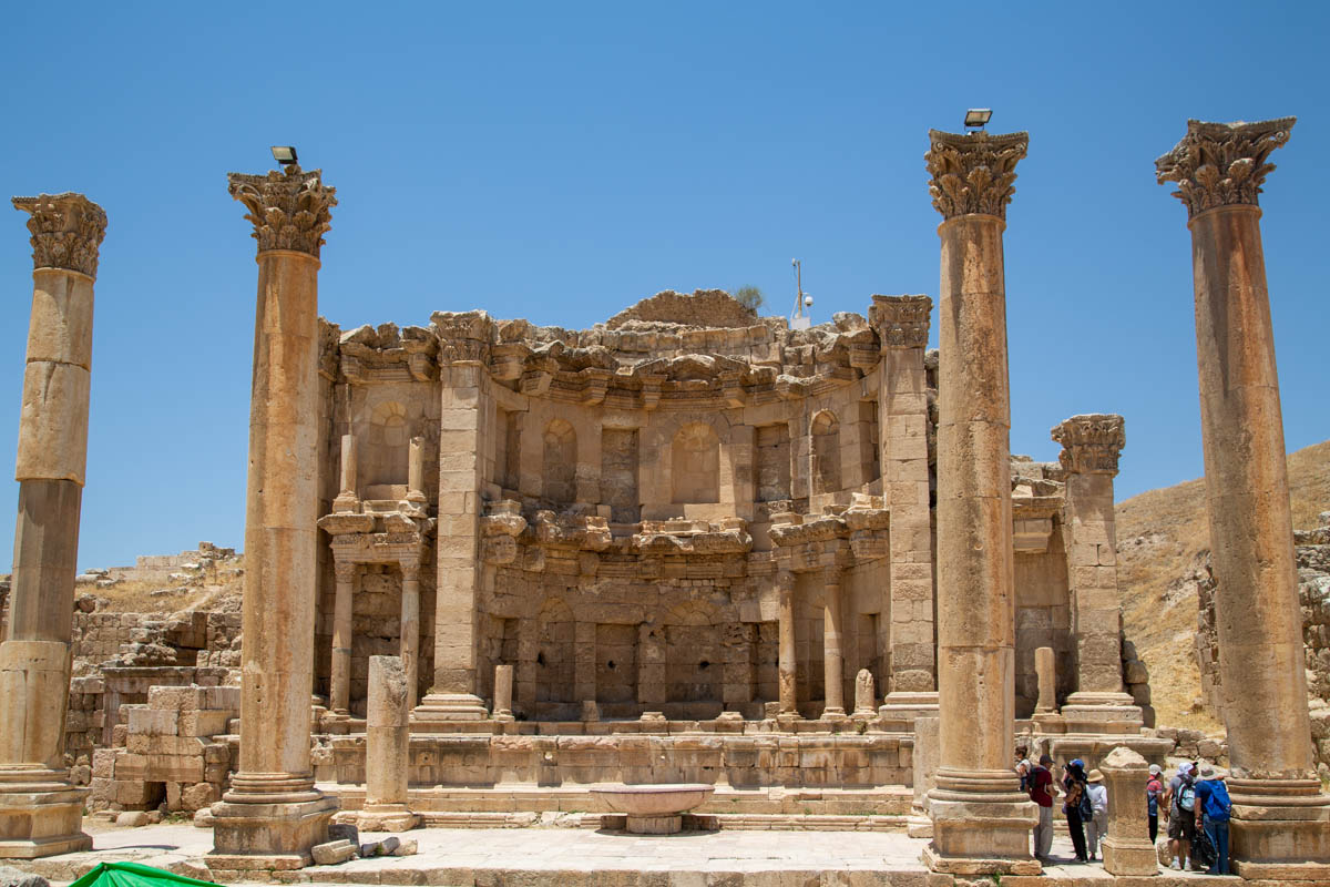 Jordan, Jerash - Roman Nymphaeum