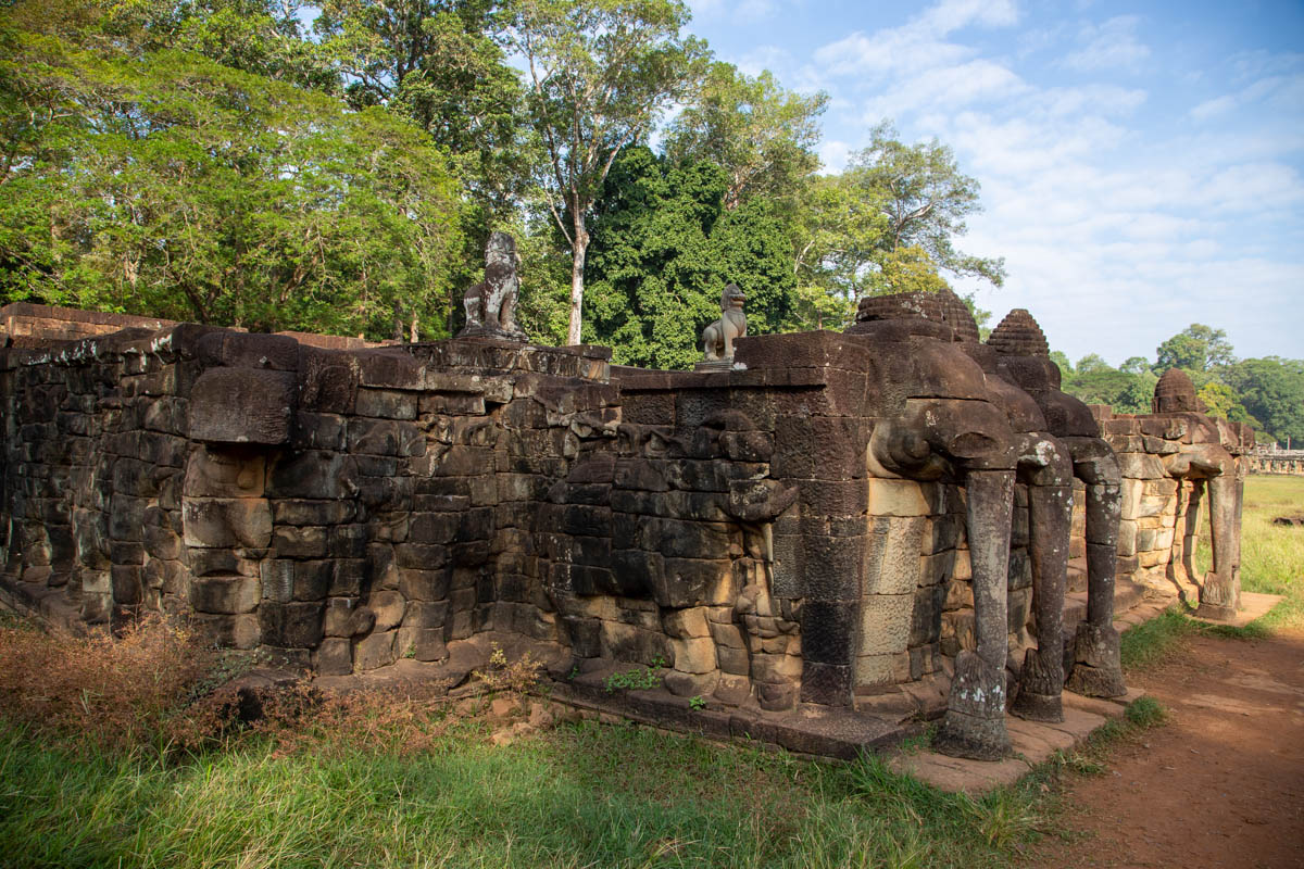 Cambodia, Angkor terrace of the Elephants