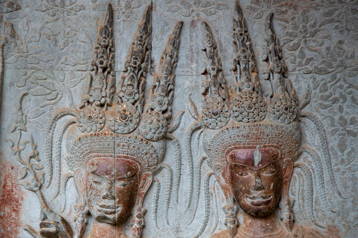 Cambodia, Angkor Wat Temple - reliefs