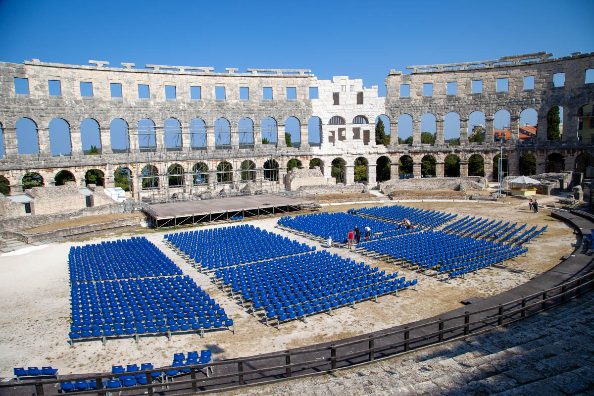 Croatia, Pula, Amphitheatre