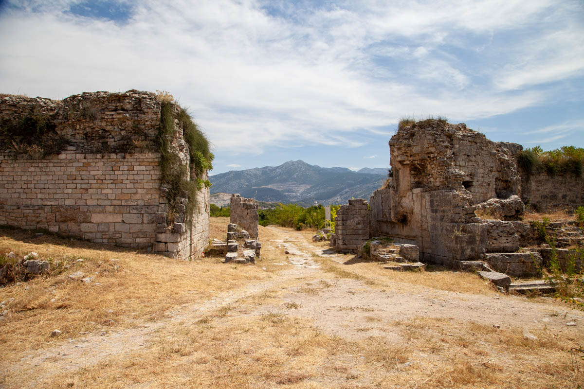 Croatia, Salona Ancient City - Caesarea gate