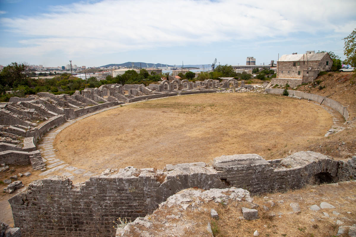 Croatia, Salona Ancient City - Roman Amphitheatre