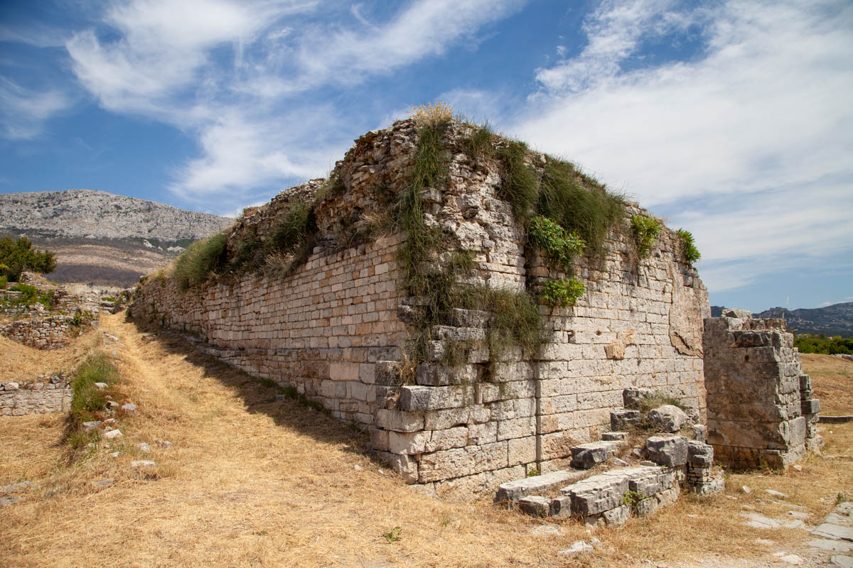 Croatia, Salona Ancient City - Roman walls