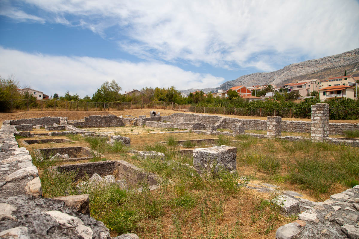 Croatia, Salona Ancient City, Christian Basilca and churches