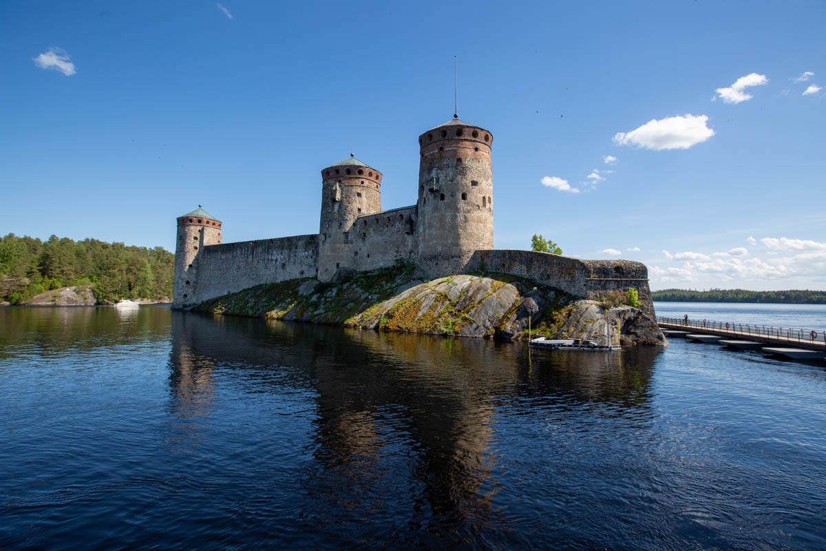Finland, Olavinlinna Medieval Castle