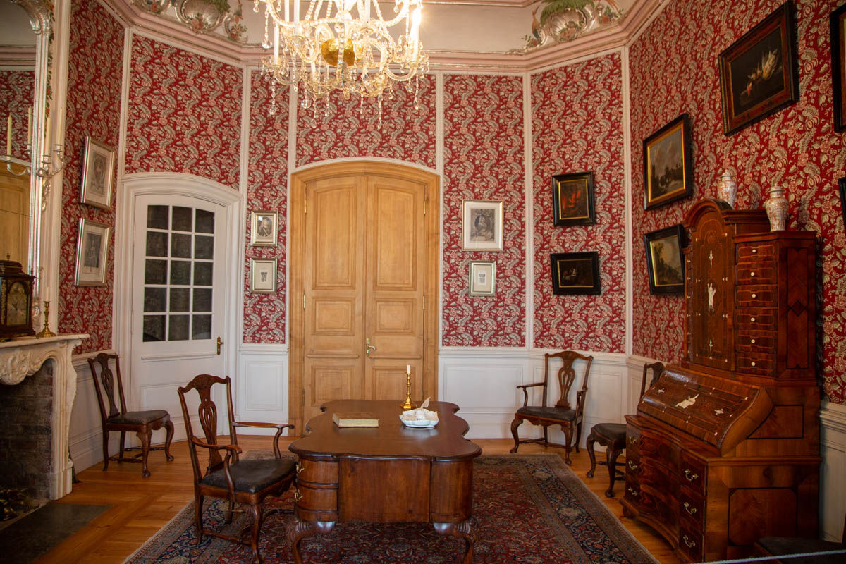 Latvia, Baroque Rundale palace - Study room