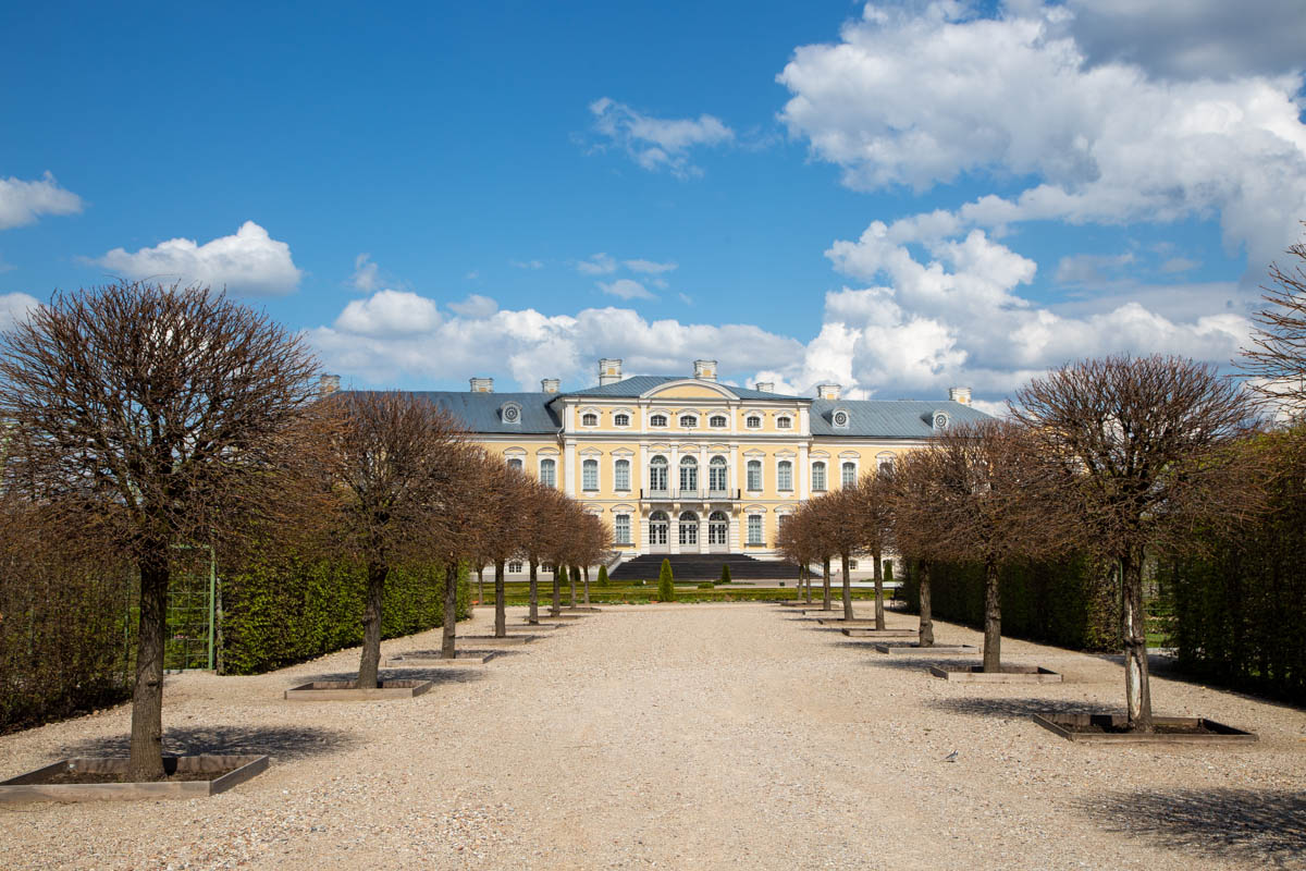 Latvia, Rundale Baroque Palace