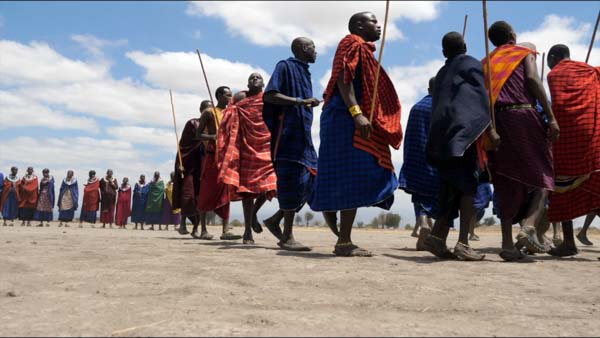 Tanzania, Traditional -Maasai Folklore dancing