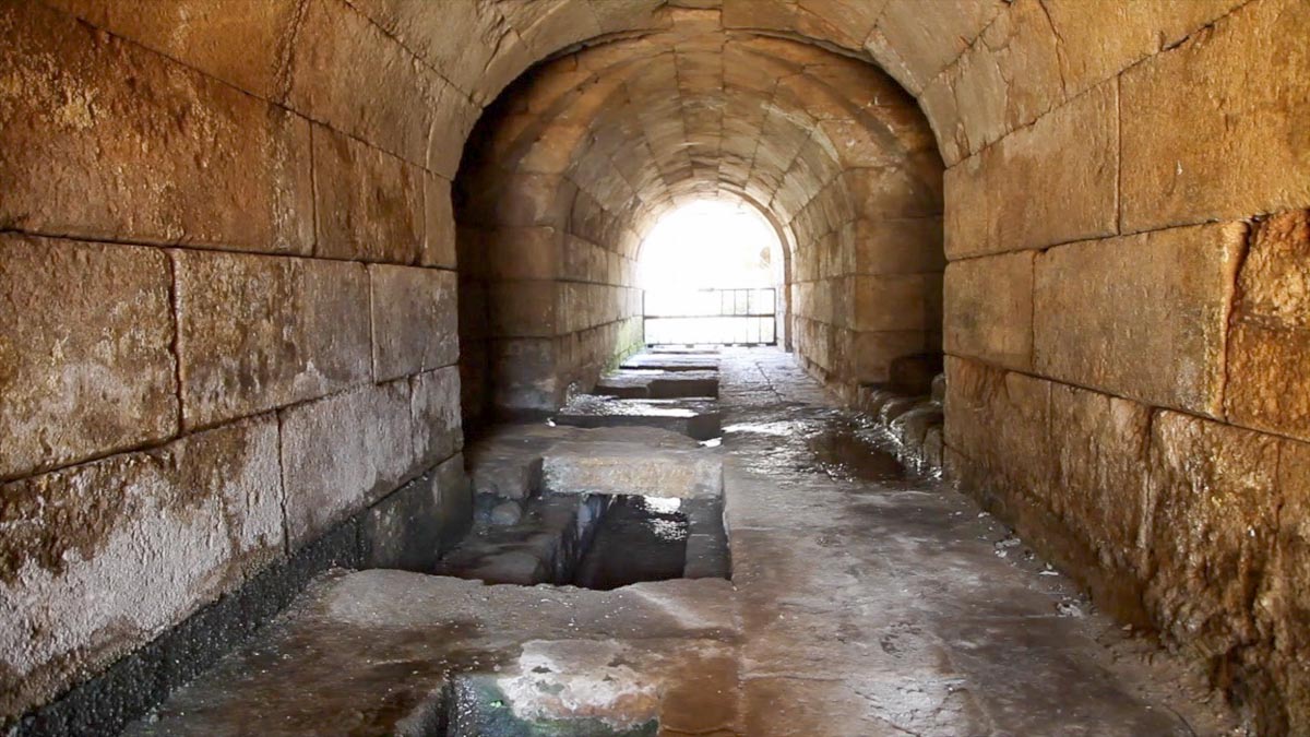 Israel, Banias(Paneas)- Criptoporticus