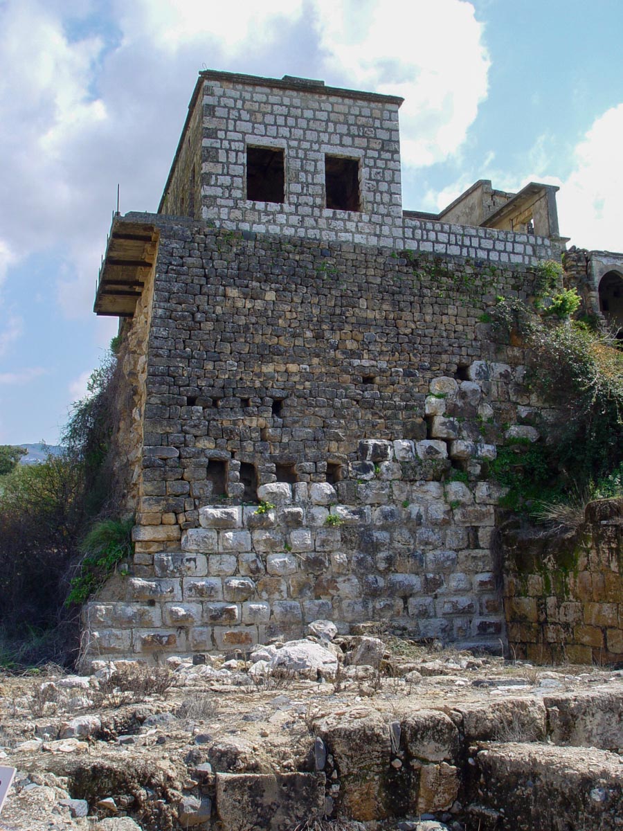 Israel, Banias(Paneas)- Crusader corner tower