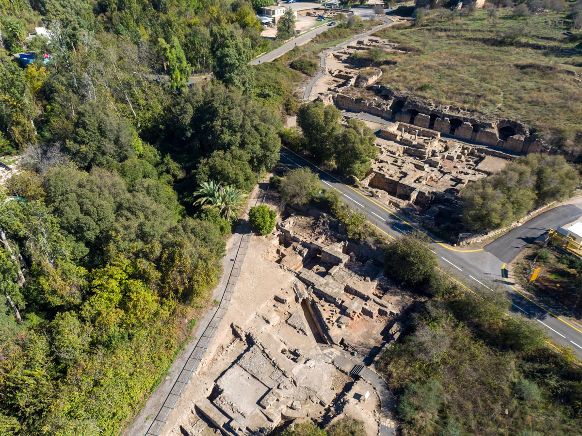 Israel, Banias (Paneas)- Palace of Agrippa II