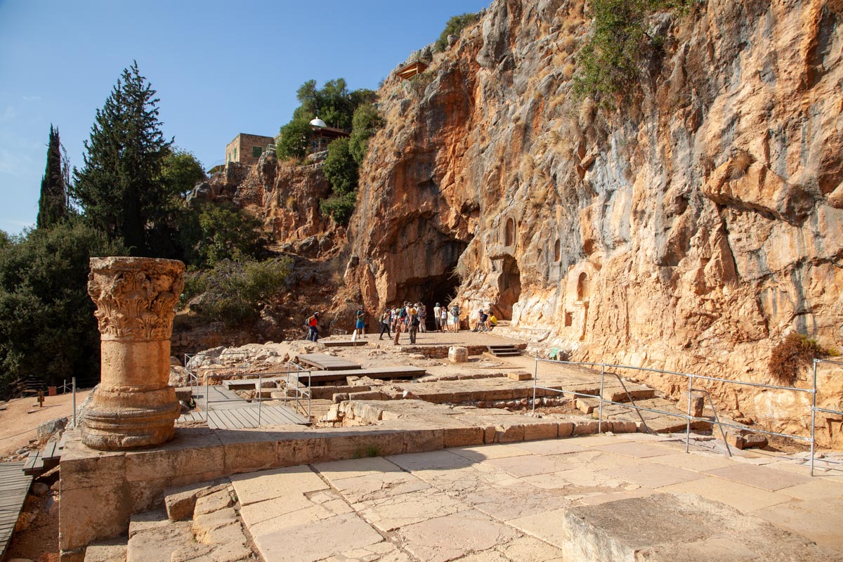 Israel, Banias (Paneas - Caesarea Philippi)- Temple of Pan